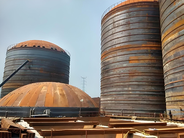 黑水焦粉钢板仓